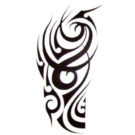 Très grand tatouage temporaire tribal 21 cm à 3,99€ – Tattoo Sticker ...